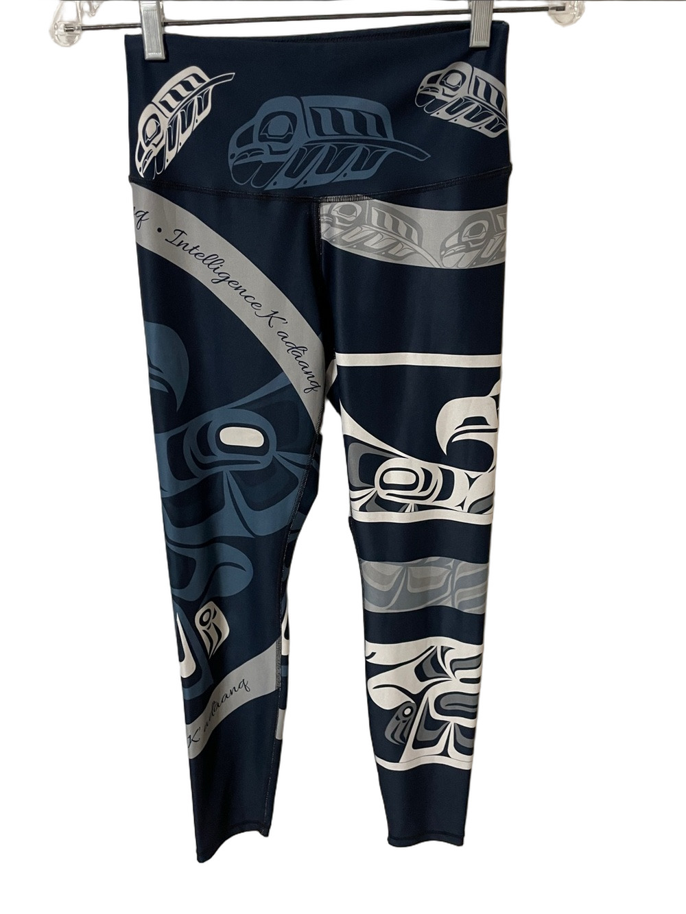 NoMiNou Navy West Coast Print High-Waist Leggings Size XS